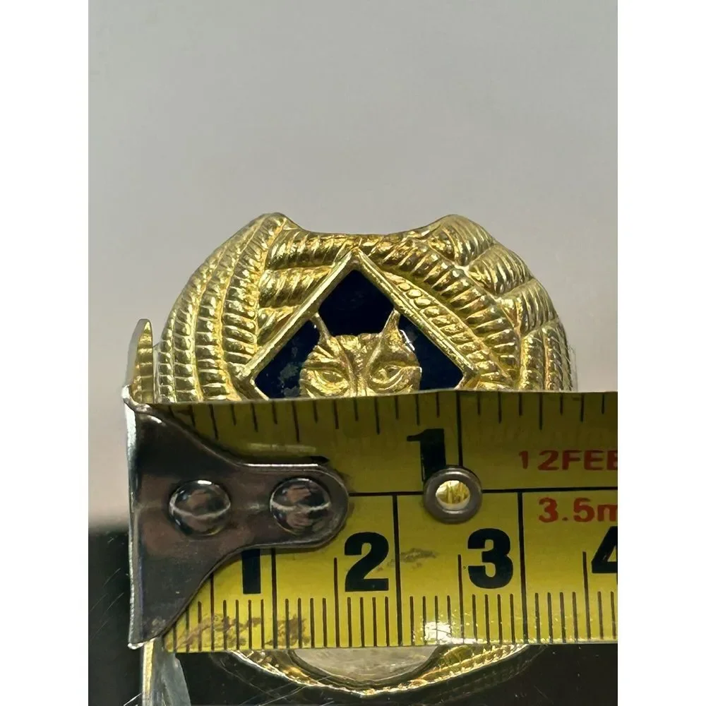 Boy Scouts of America Blue Wolf Eagle Cub Neckerchief BSA Tie‎ Scarf Slide
